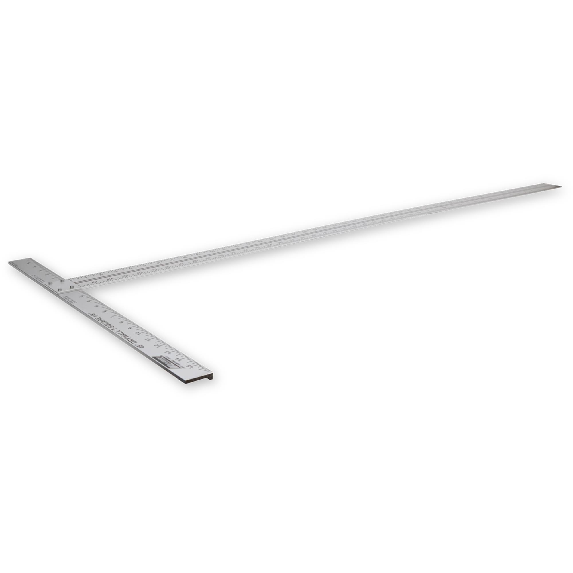 Wal-Board T-Square — 47 7/8in., Heat-Treated Aluminum, Rust-Proof, Model# 088-012